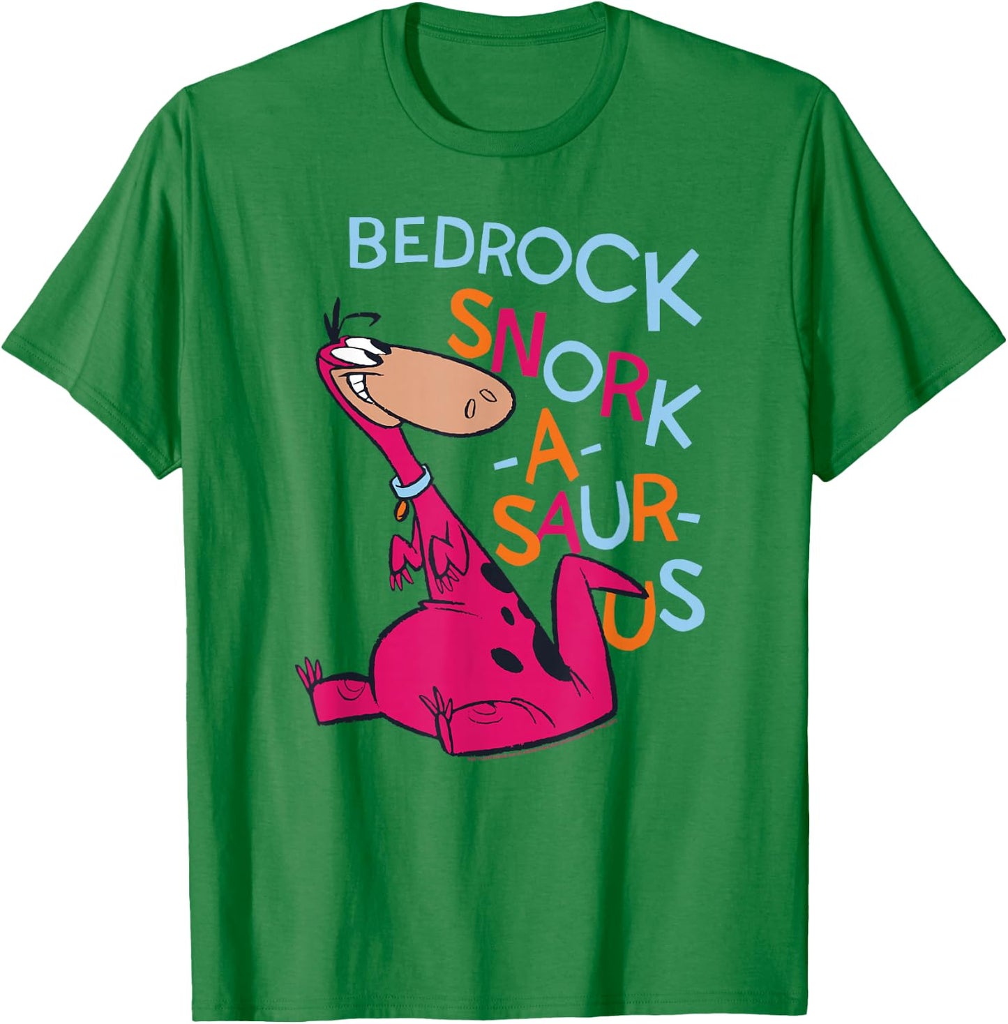 The Flintstones Dino Bedrock Snork-a-Saurus T-Shirt - T-Shirt | Irish Green