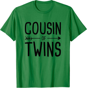 Cousin of Twins T-Shirt - T-Shirt | Irish Green