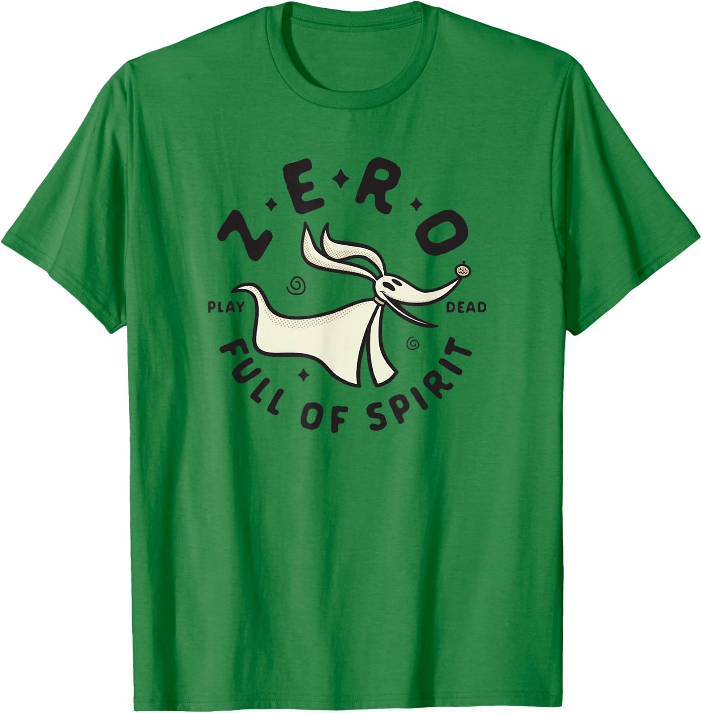 Disney The Nightmare Before Christmas Zero Spirit Animal T-Shirt - T-Shirt | Irish Green