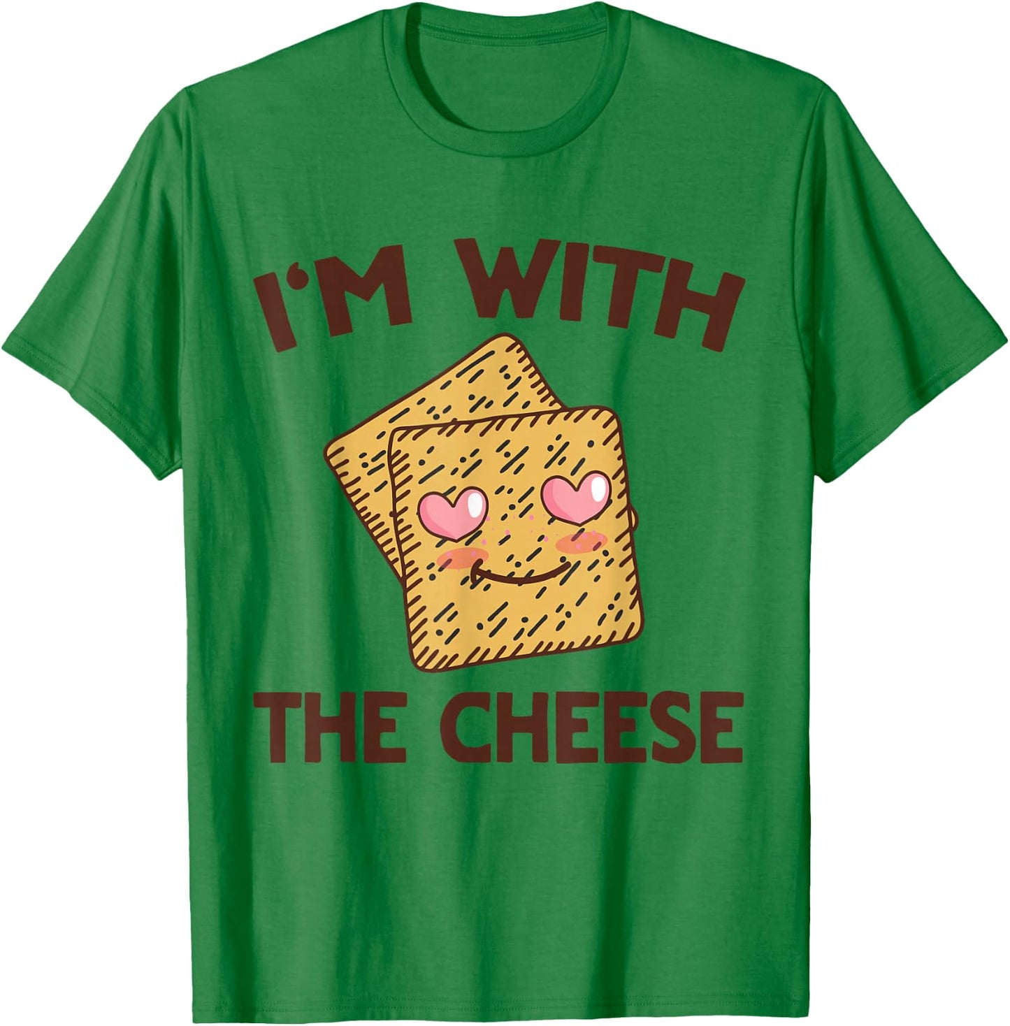 Cheese & Crackers Matching His & Hers Couples T-Shirt - T-Shirt | Irish Green