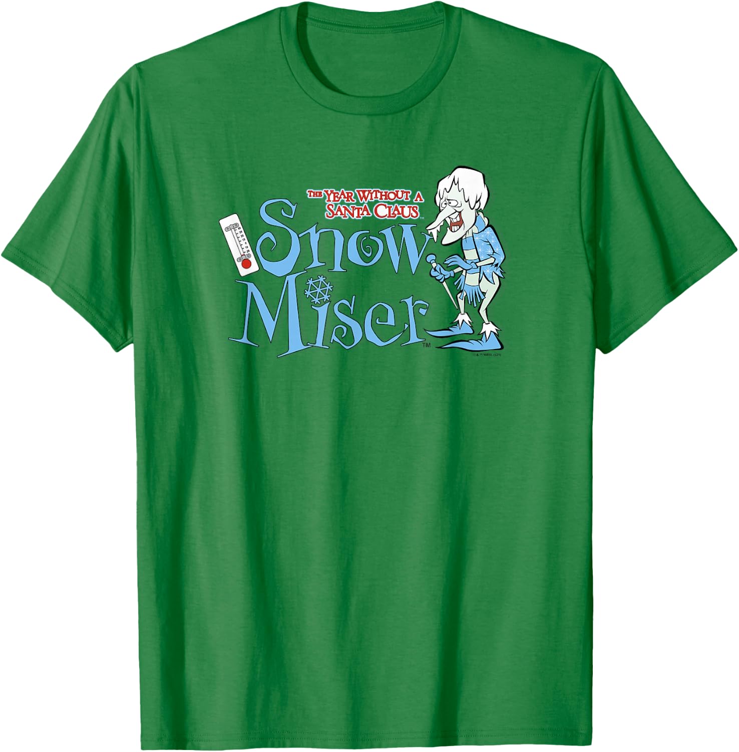 The Year Without A Santa Claus Snow Miser Logo T-Shirt - T-Shirt | Irish Green