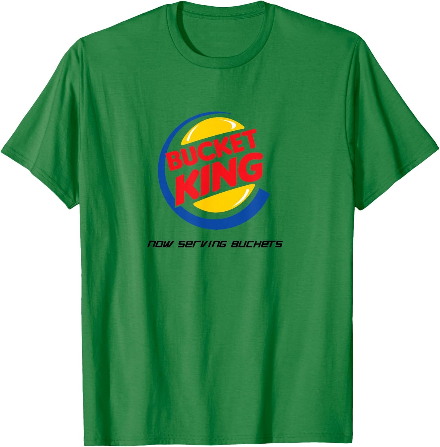 Bucket King Funny Basketball Shirt T-Shirt - T-Shirt | Irish Green