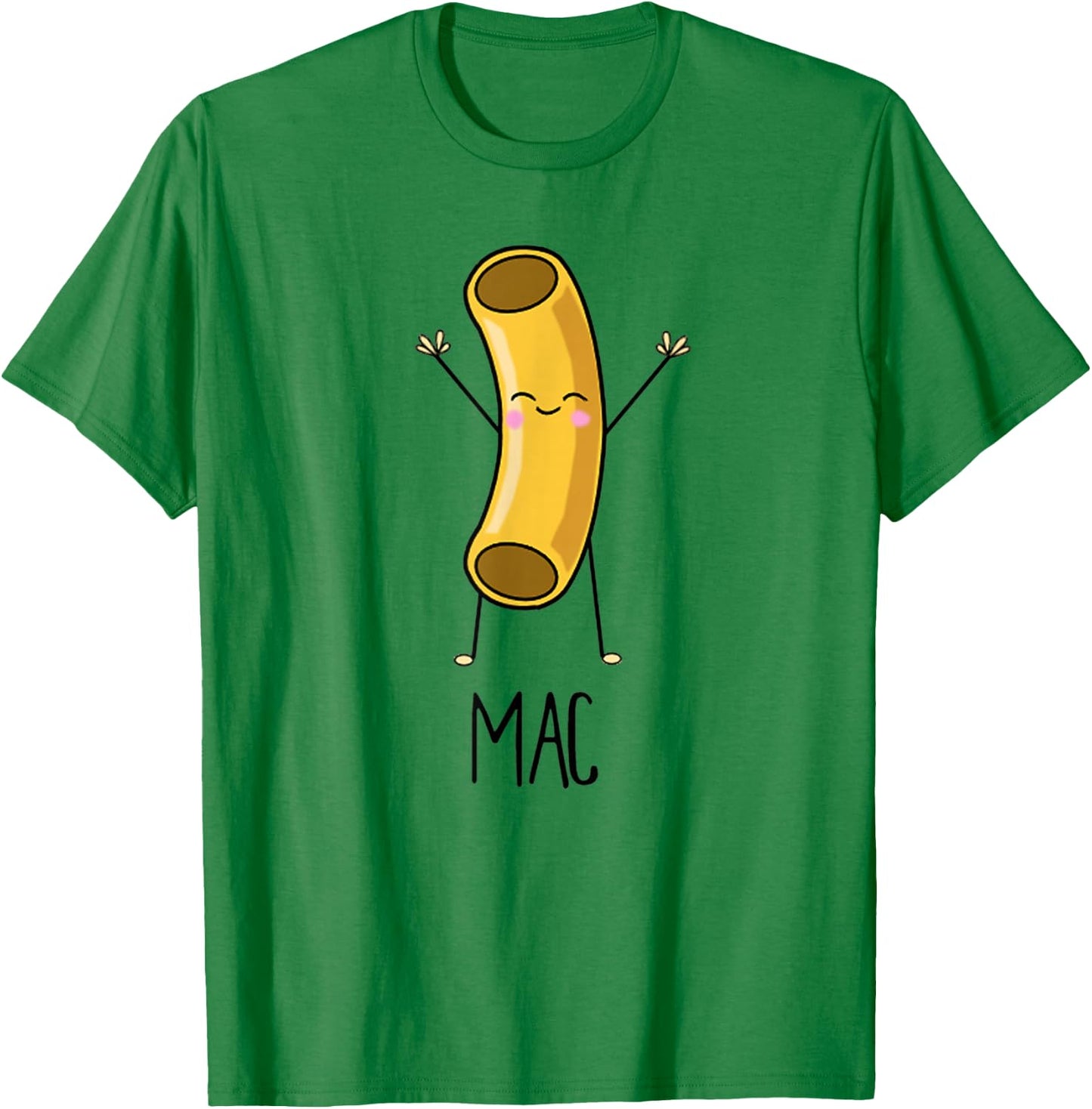 Kawaii Macaroni Mac Cute BFF Shirts T-Shirt - T-Shirt | Irish Green