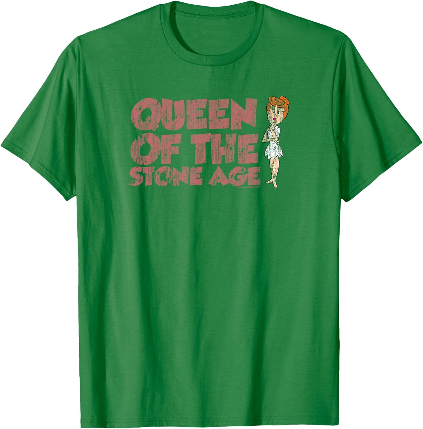 The Flintstones Vintage Queen Wilma T-Shirt - T-Shirt | Irish Green