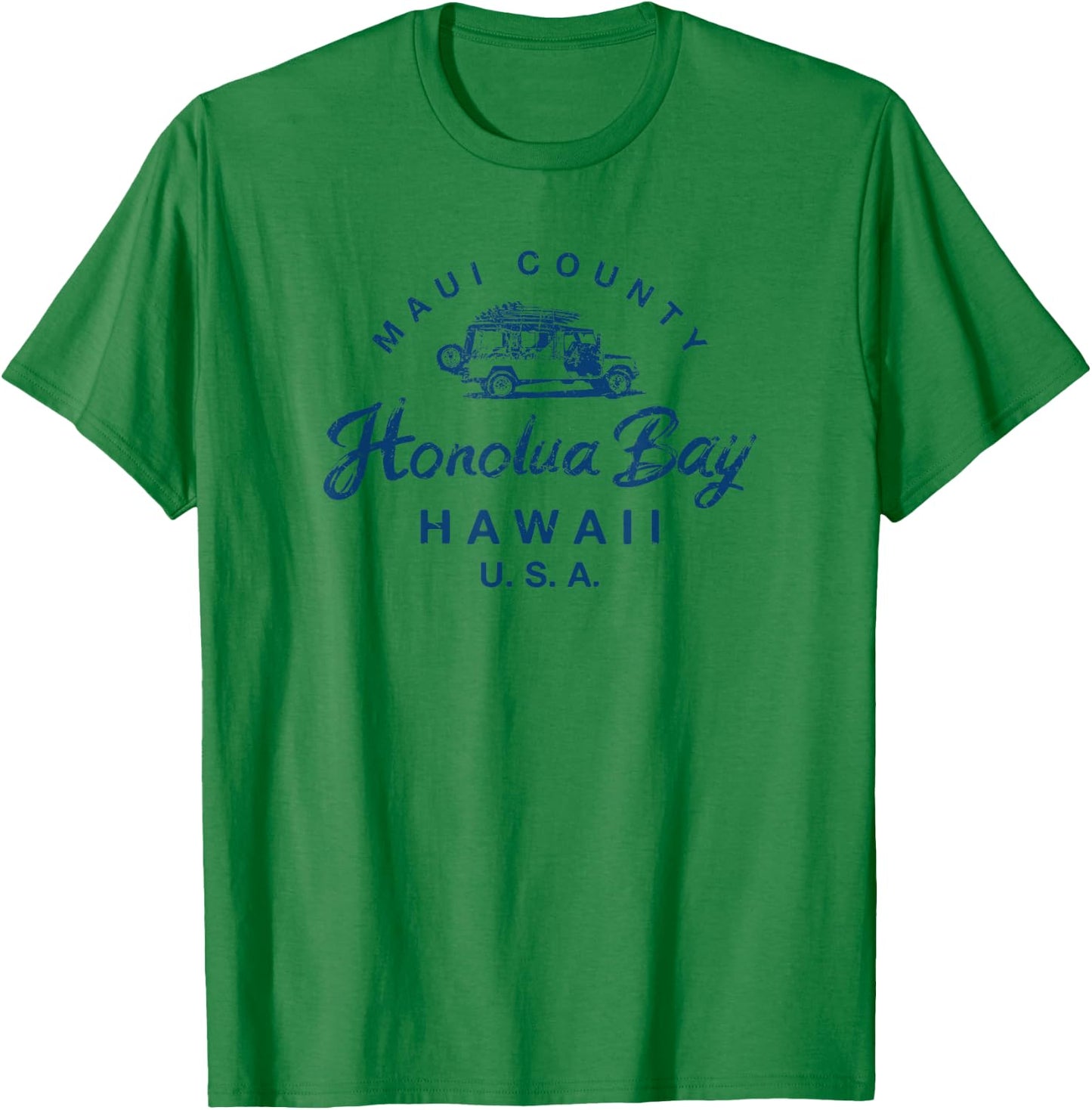 Hawaii Honolua Bay Maui Hawaiian Vintage T-Shirt - T-Shirt | Irish Green