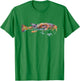 fugu fish butterfly Botanical Flower Plant blossom T-Shirt - T-Shirt | Irish Green