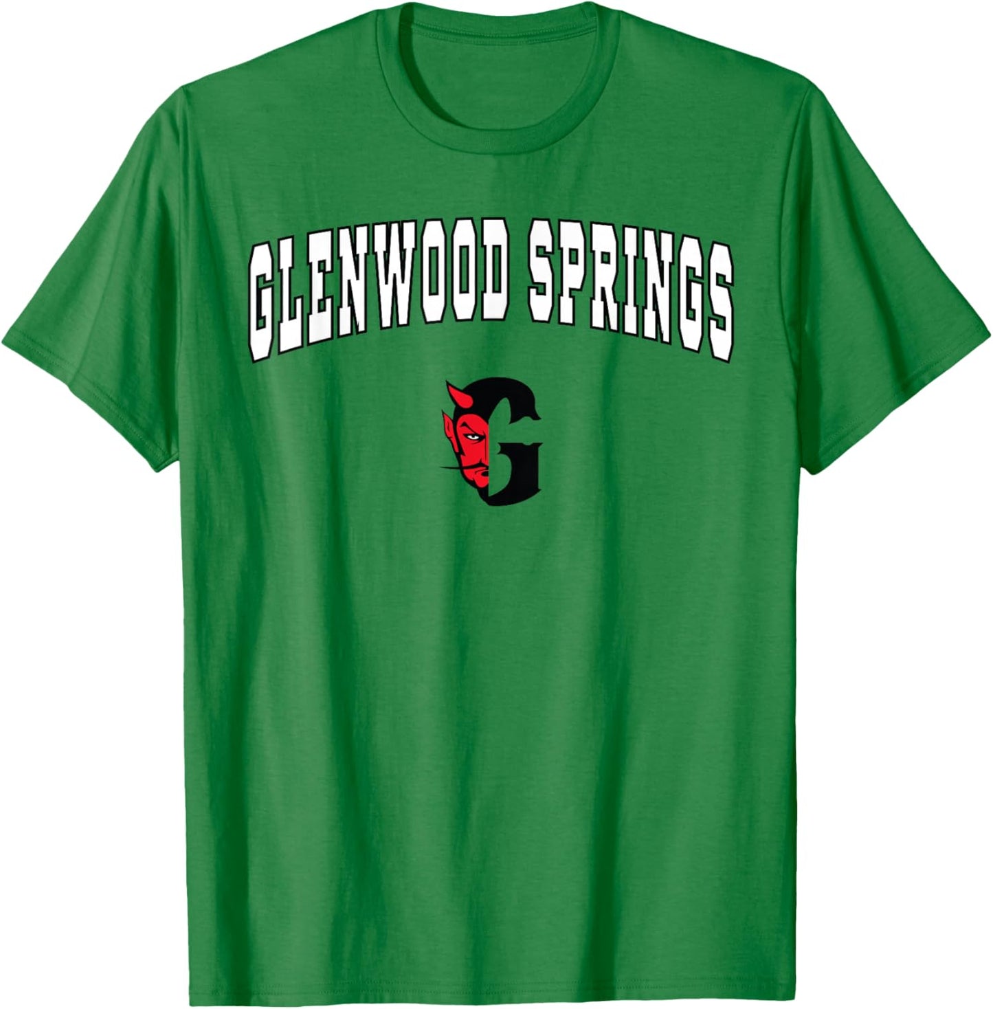 Glenwood Springs High School Demons T-Shirt - T-Shirt | Irish Green