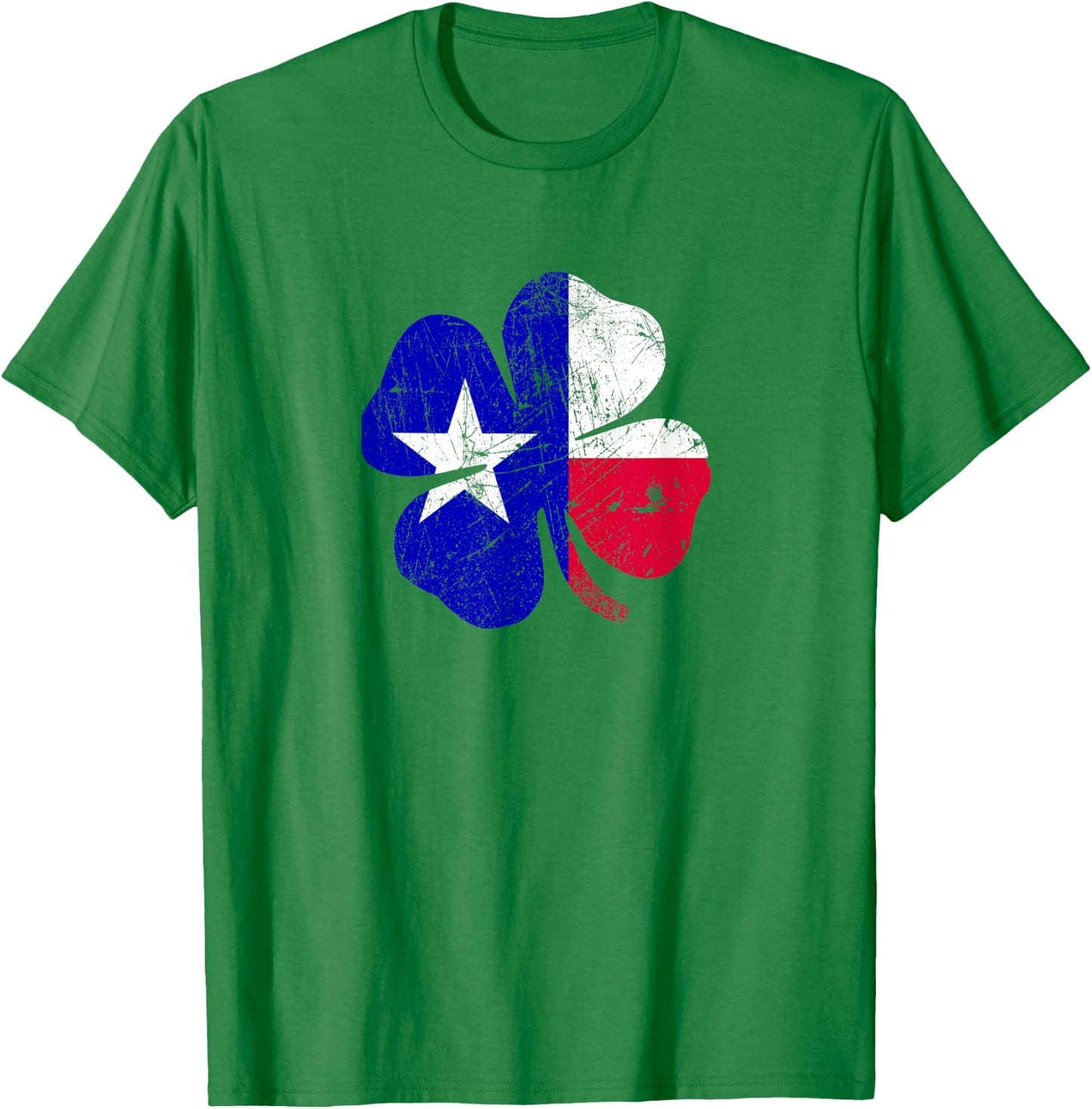 St. Patricks Day Texas Shamrock T-Shirt - T-Shirt | Irish Green