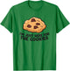 I'm Just Here for The Cookies Funny Chocolate Chip Cookie Small T-Shirt - T-Shirt | Irish Green