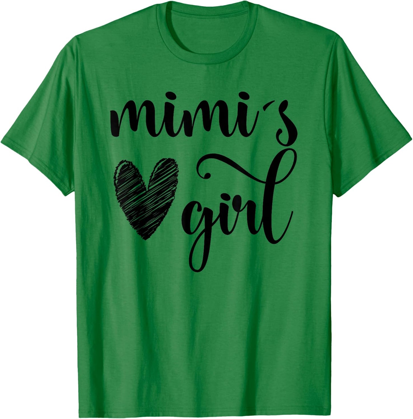 Funny Matching Mimi Girl for Grandma Whit Girl Mother's Day T-Shirt - T-Shirt | Irish Green