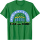 Love and Light Rainbow Hanukkah Shirt Jewish Chanukah T-Shirt - T-Shirt | Irish Green