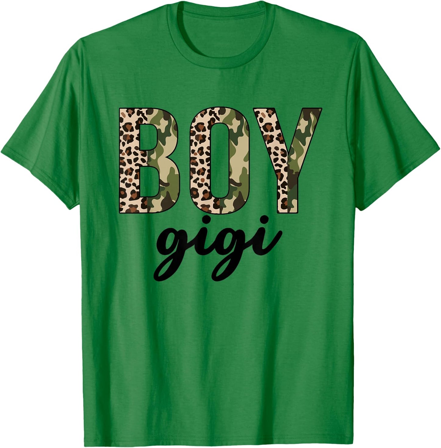 Boy Gigi Cute Gigi Of Boys Gigi Grandma T-Shirt - T-Shirt | Irish Green