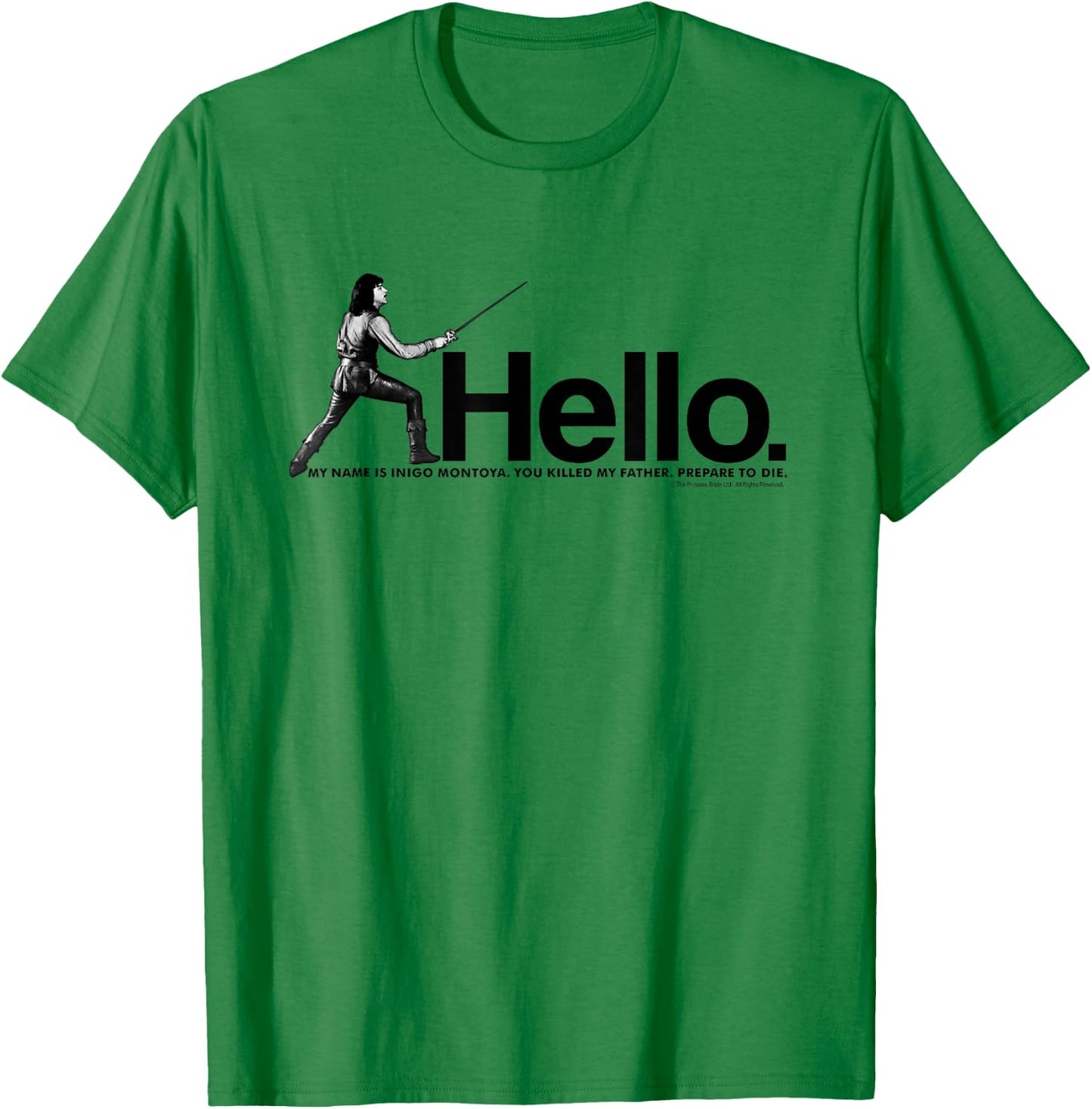 Princess Bride Inigo Montoya T-Shirt - T-Shirt | Irish Green