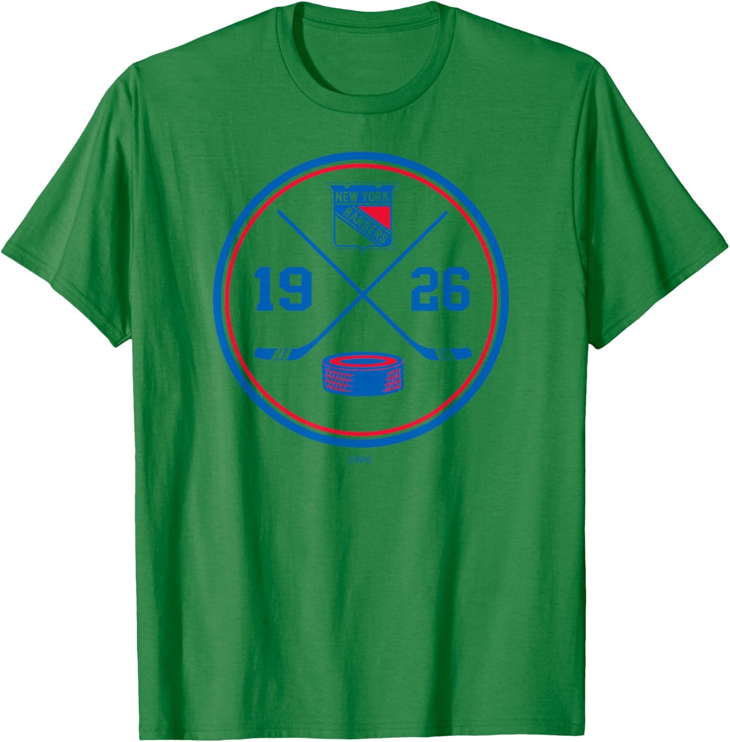 New York Rangers Prize White Officially Licensed T-Shirt - T-Shirt | Irish Green