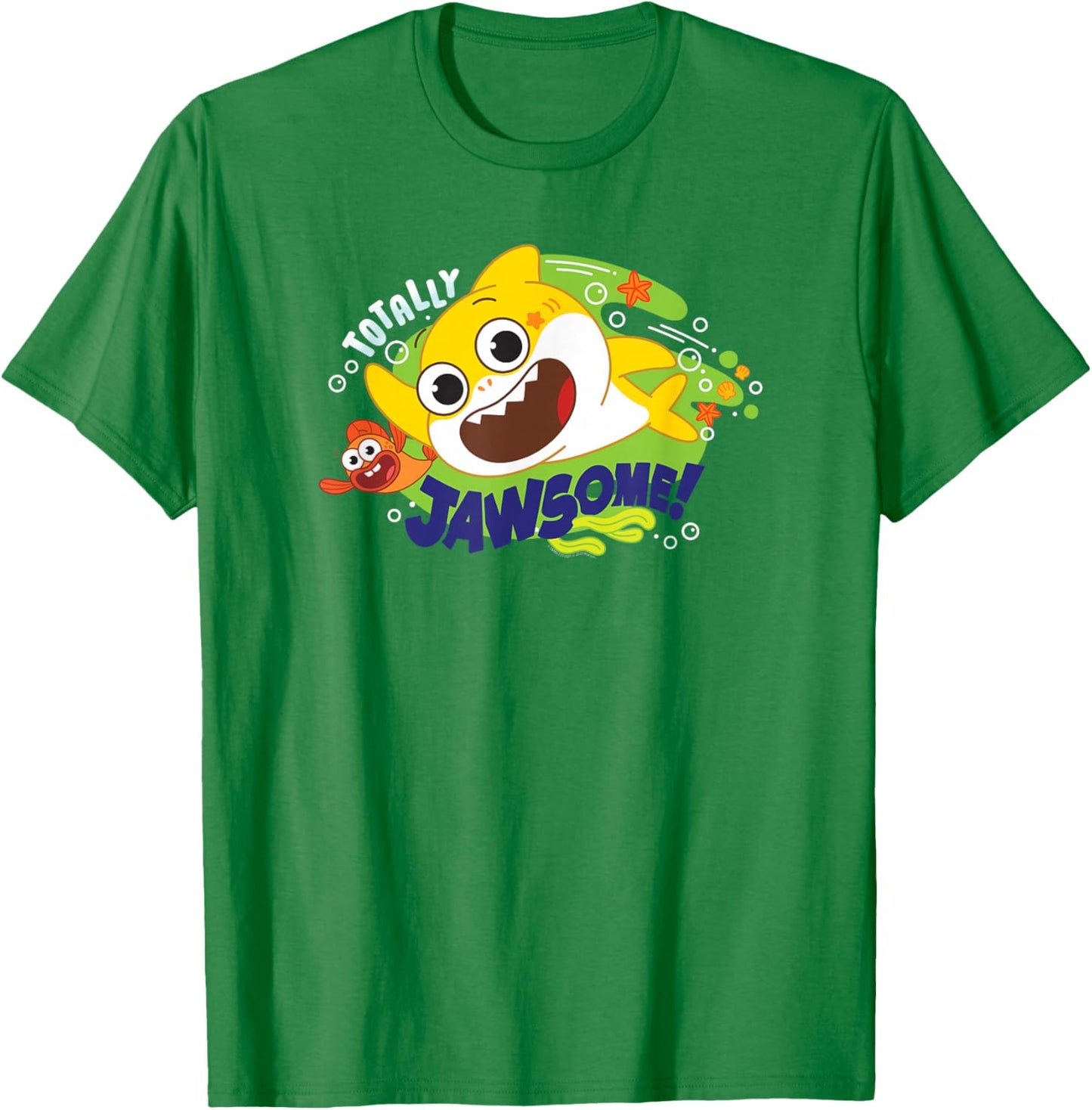 Baby Shark Totally Jawsome T-Shirt - T-Shirt | Irish Green