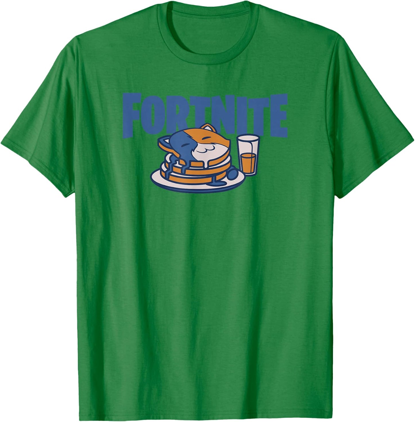 Fortnite Cat Pancakes T-Shirt - T-Shirt | Irish Green