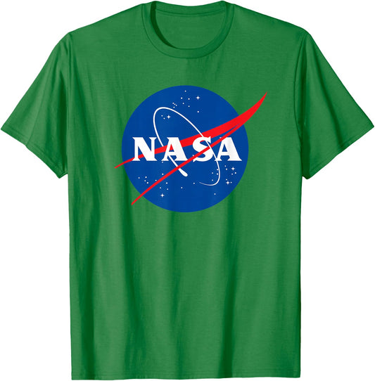 NASA Meatball Insignia - Symbol of NASA T-Shirt - T-Shirt | Irish Green