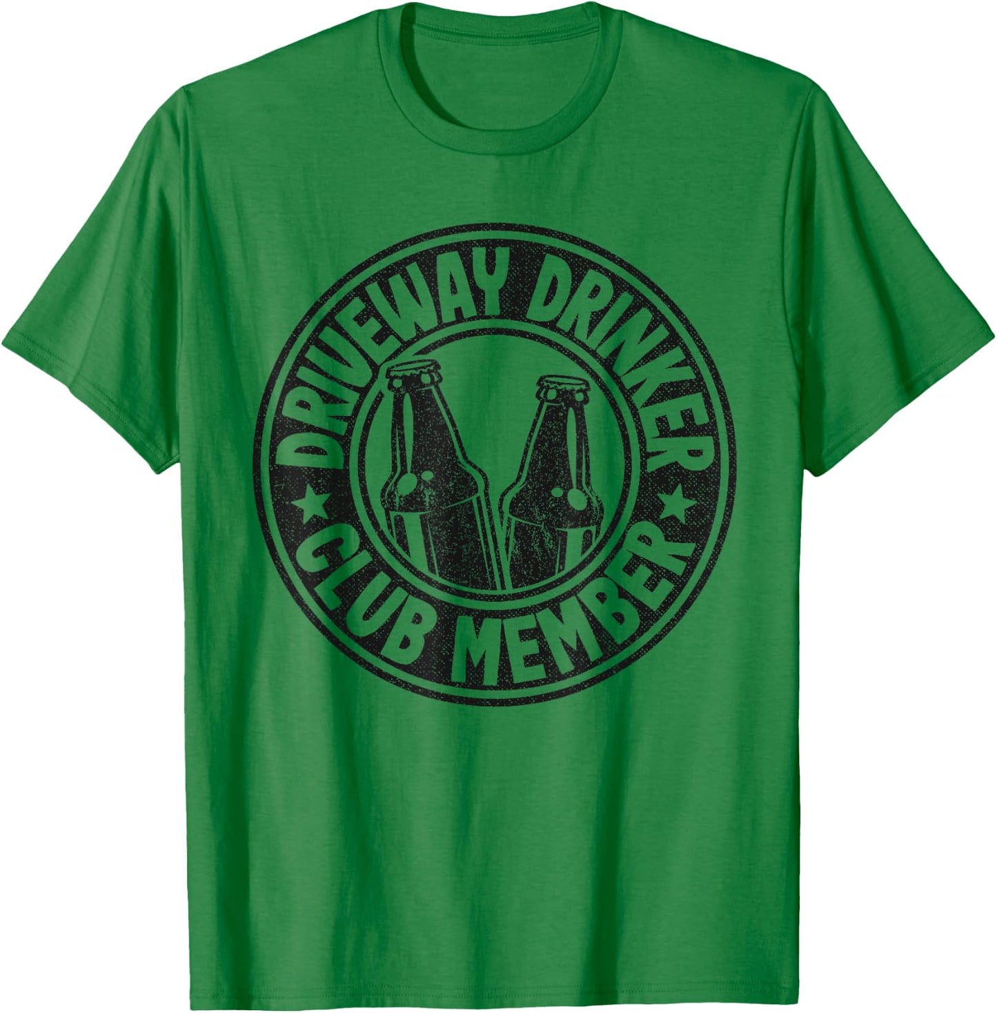 Beer Drinking Party Driveway Drinker Club Member T-Shirt - T-Shirt | Irish Green