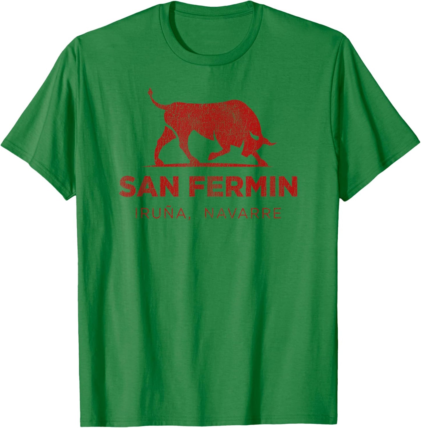 Camisetas de Espana / Spanish Shirts Pamplona Top | Basque Country San Fermin Women's - Grey, Small, Short Sleeve, , Classic Fit, Polyester 100% T-Shirt - T-Shirt | Irish Green