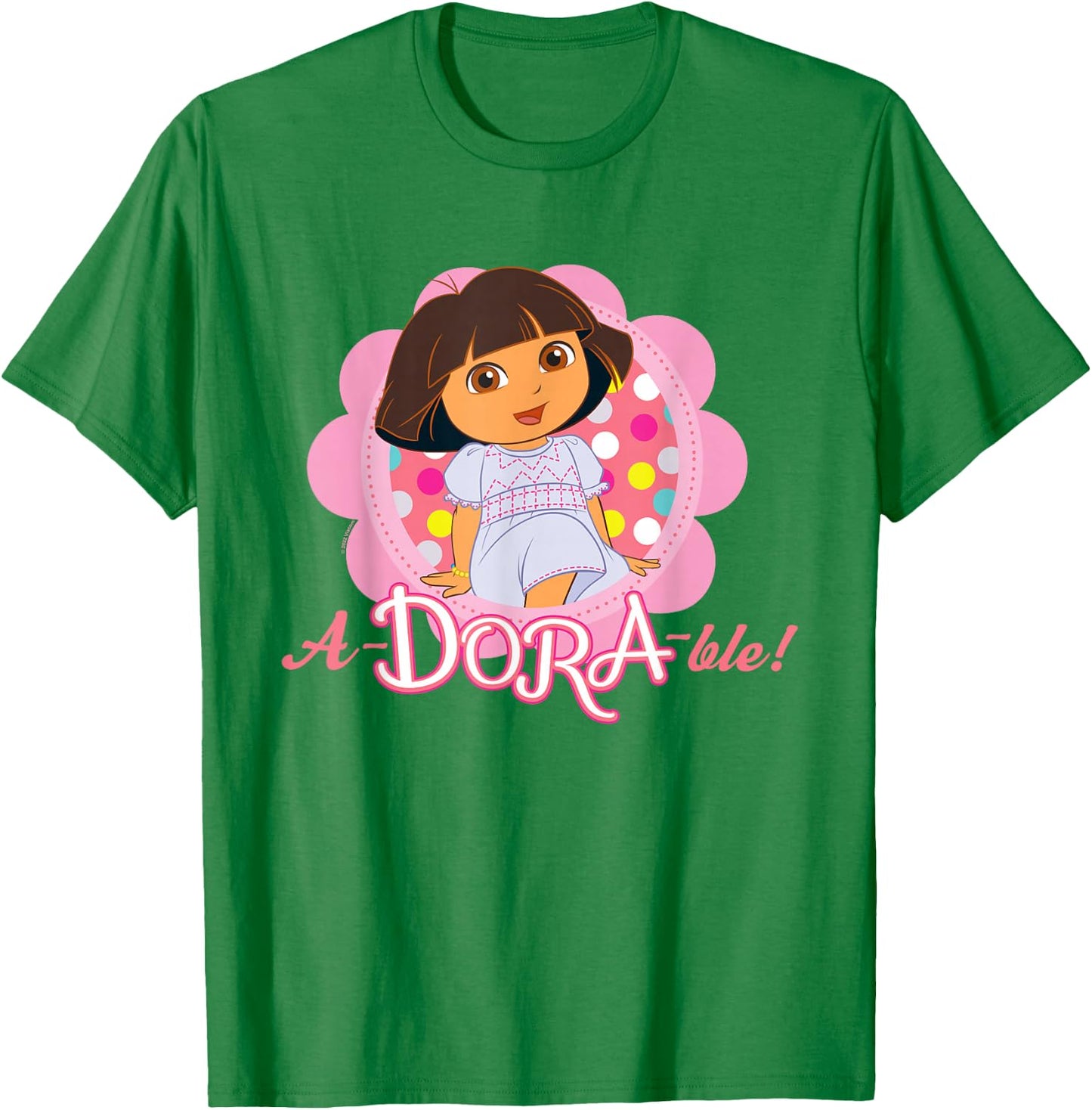 Dora The Explorer A-Dora-ble! T-Shirt - T-Shirt | Irish Green