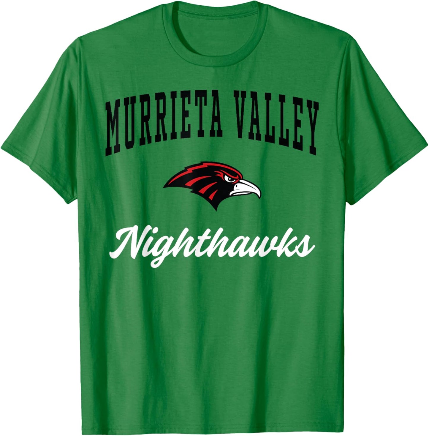 Murrieta Valley High School Nighthawks T-Shirt - T-Shirt | Irish Green