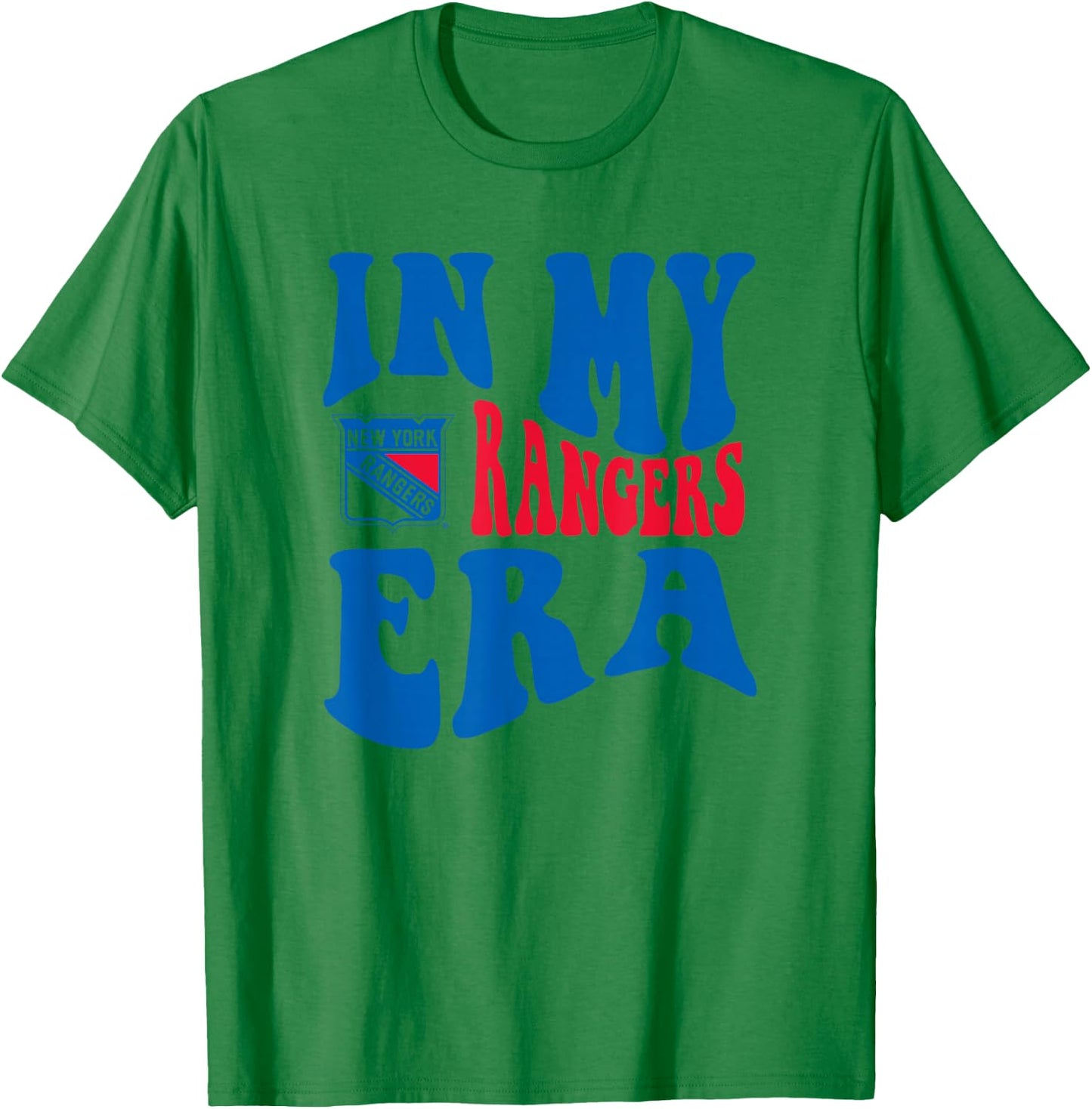 New York Rangers Era White Officially Licensed T-Shirt - T-Shirt | Irish Green