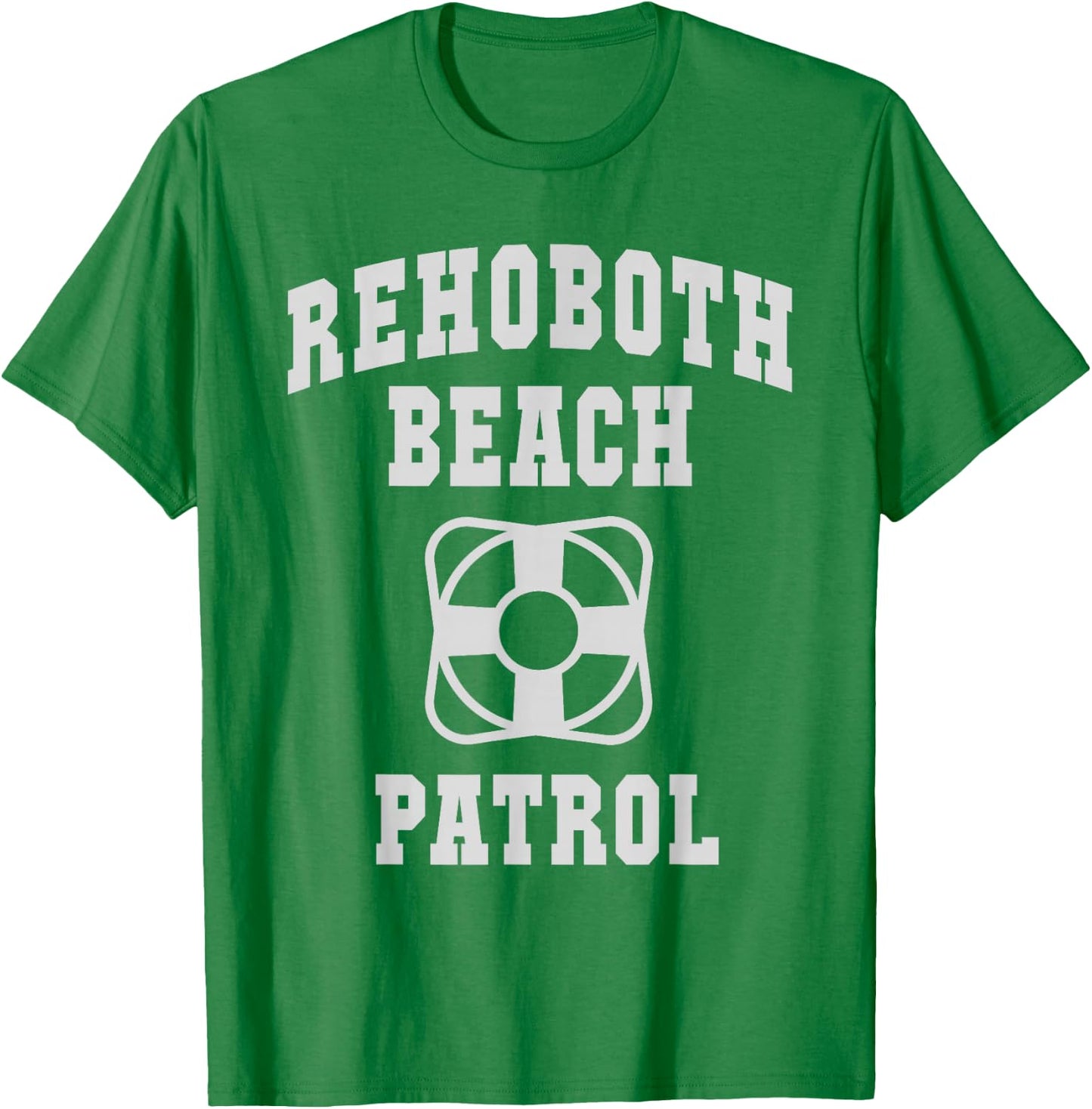Funny REHOBOTH BEACH PATROL Family Trip Lifeguards 2025 T-Shirt - T-Shirt | Irish Green