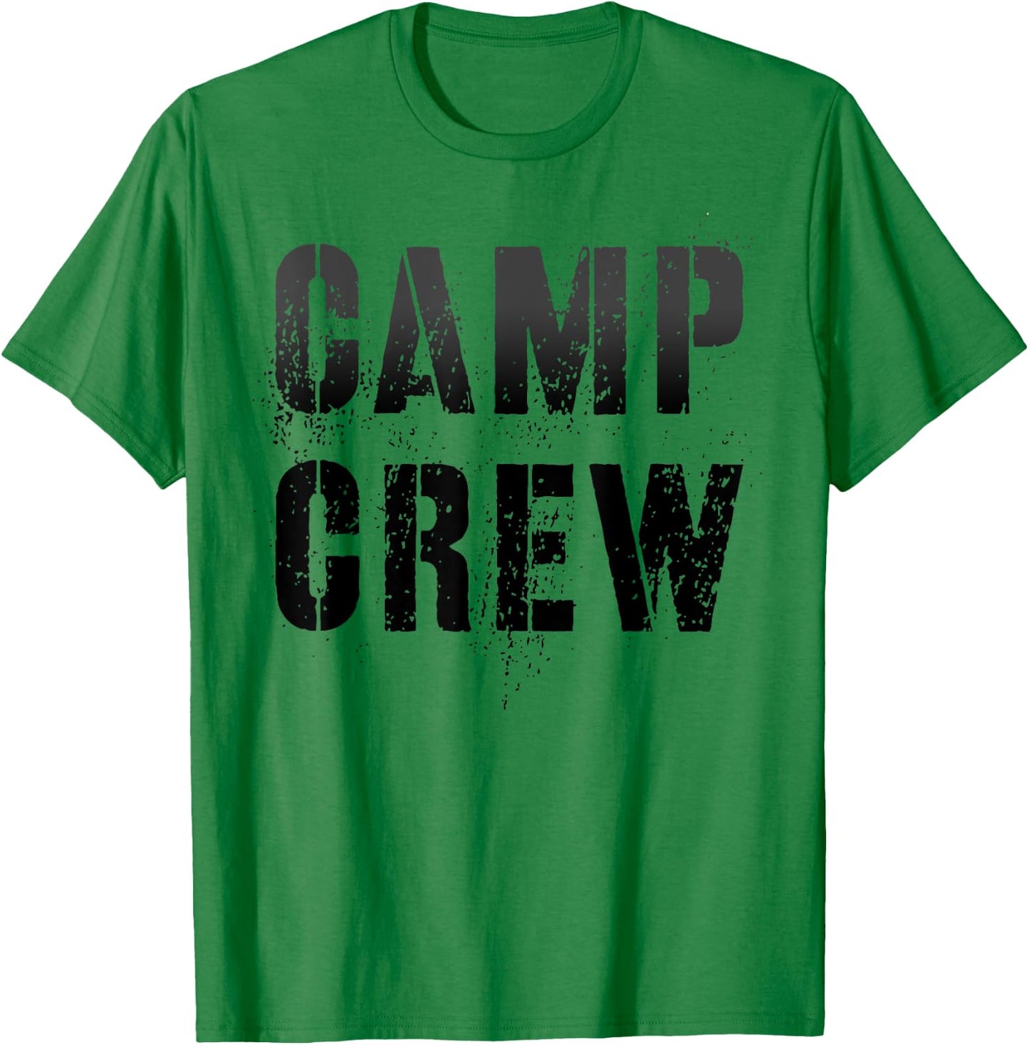 Vintage CAMP CREW Summer Staff Counselor Teacher Nurse Host T-Shirt - T-Shirt | Irish Green