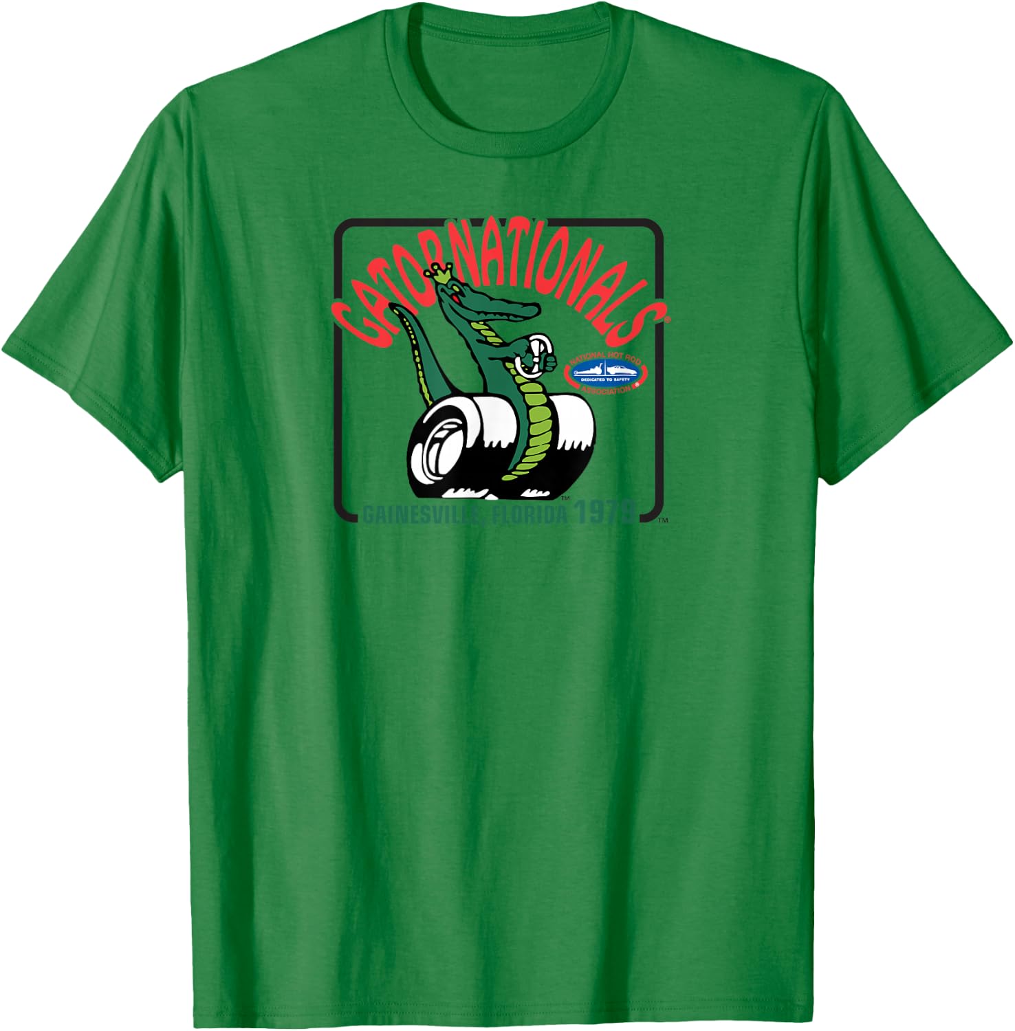 NHRA 1979 Gatornationals T-Shirt - T-Shirt | Irish Green