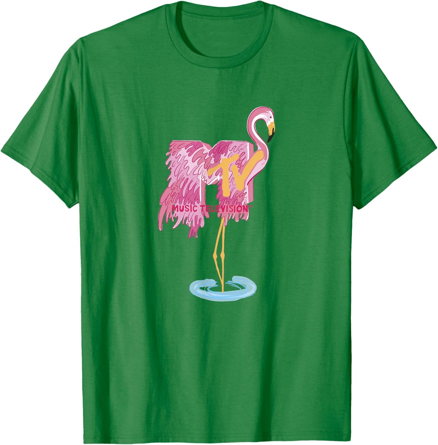 MTV Fresh Flamingo T-Shirt - T-Shirt | Irish Green