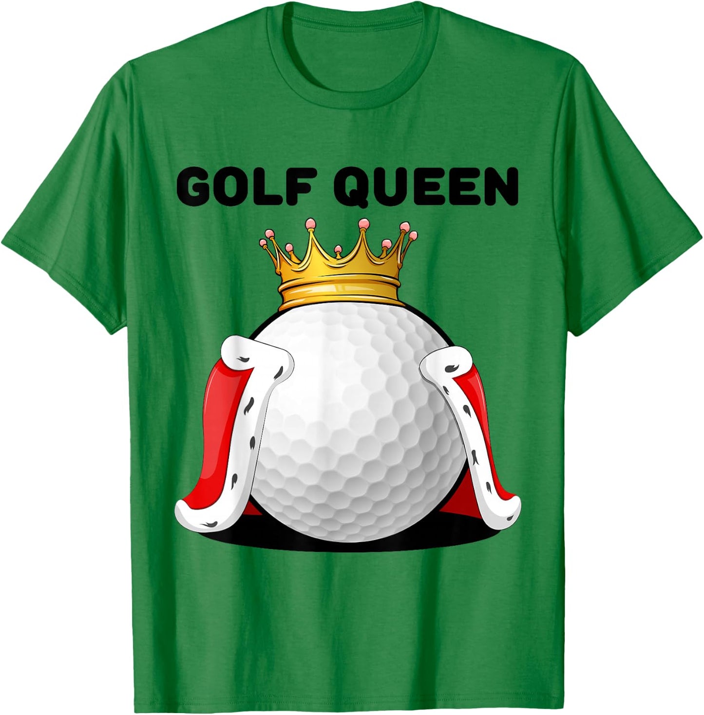 Golf Queen | Golf Player Shirt | Golfer Girls Golf T-Shirt - T-Shirt | Irish Green