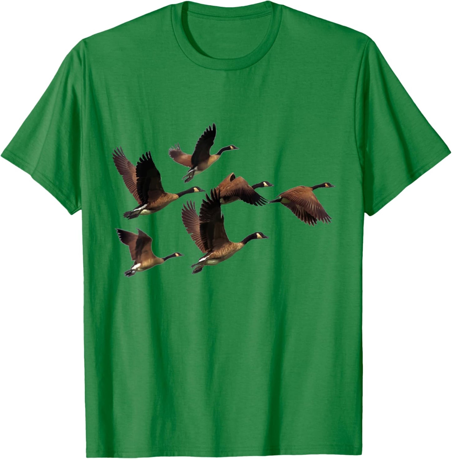 Flying Canadian Goose T-Shirt - T-Shirt | Irish Green