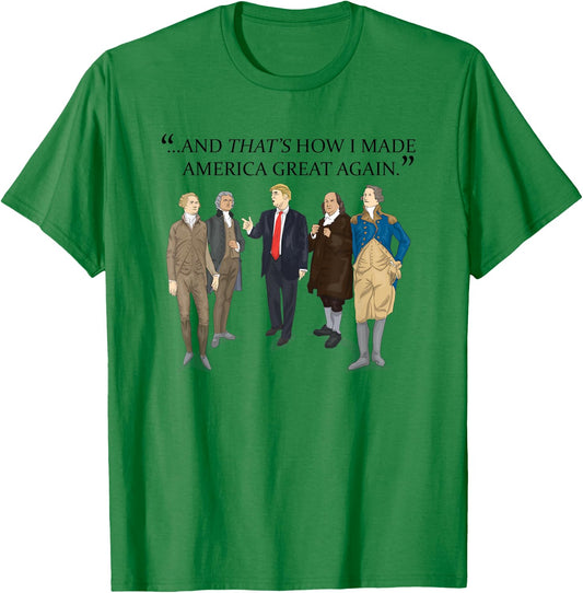 Donald Trump 2020 Election for President Keep America Great T-Shirt - T-Shirt | Irish Green
