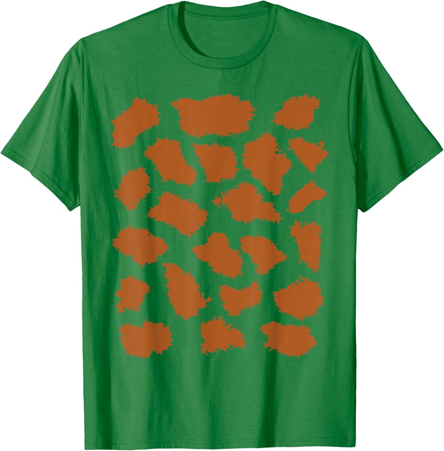 Giraffe Print Trick or Treat Animal Halloween Costume T-Shirt - T-Shirt | Irish Green