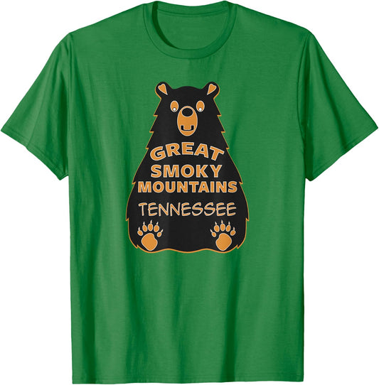 Great Smoky Mountains Tennessee National Park T-Shirt - T-Shirt | Irish Green