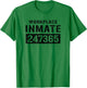 Workplace Worker Prisoner Inmate Halloween Costume T-Shirt - T-Shirt | Irish Green