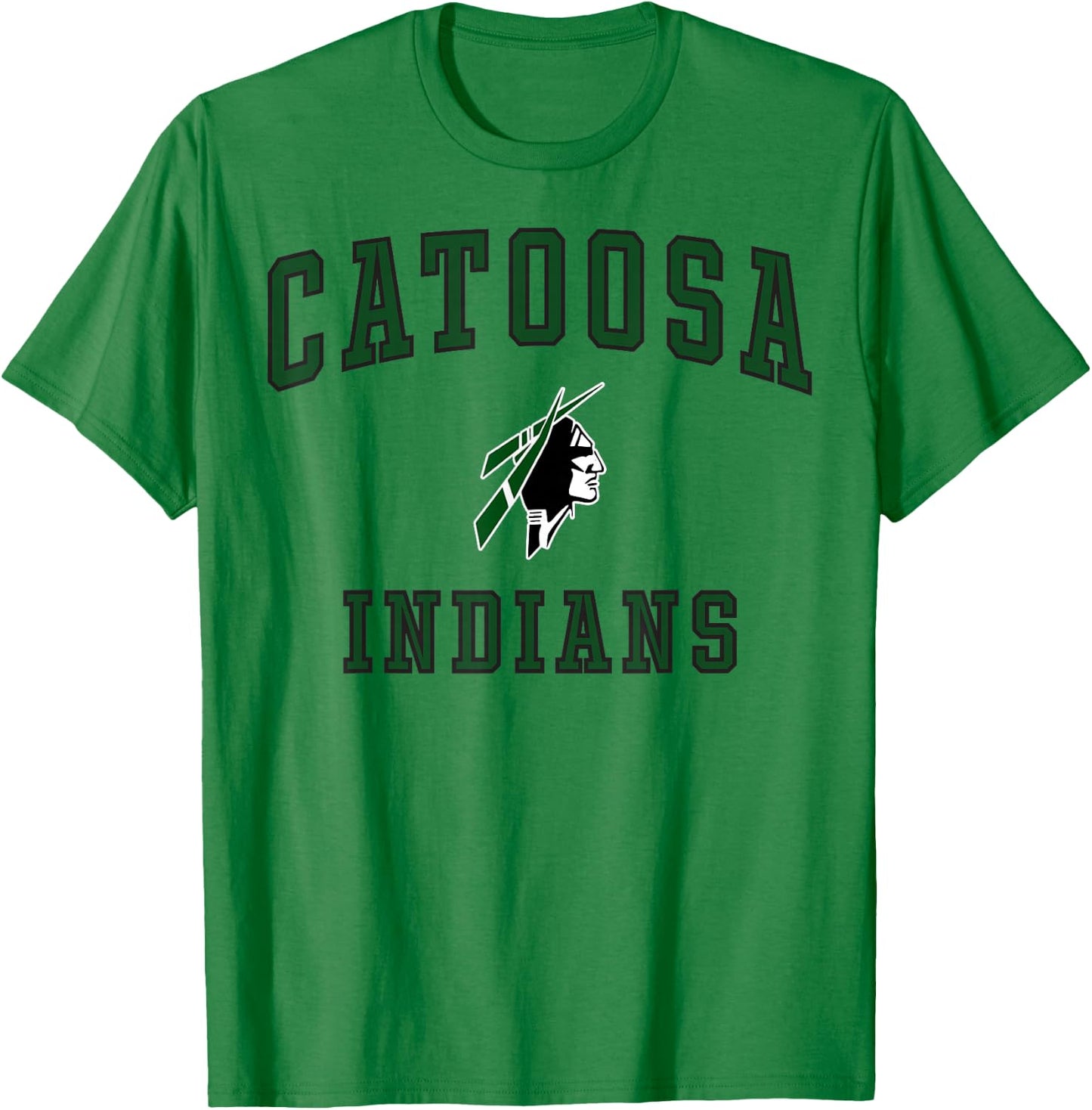 Catoosa High School Indians C1 T-Shirt - T-Shirt | Irish Green