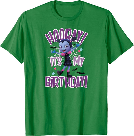 Disney - Juniors Vampirina Hooray T-Shirt - T-Shirt | Irish Green