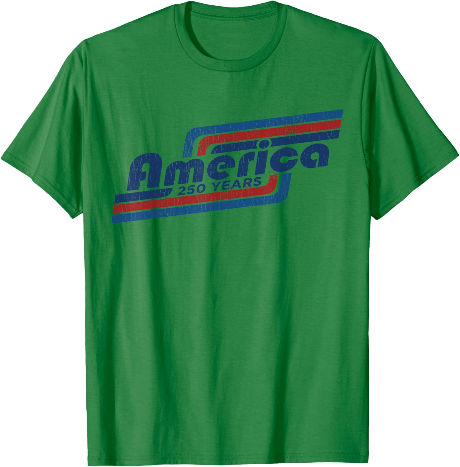America Retro 250 Years 250th Anniversary USA 1776 2026 T-Shirt - T-Shirt | Irish Green