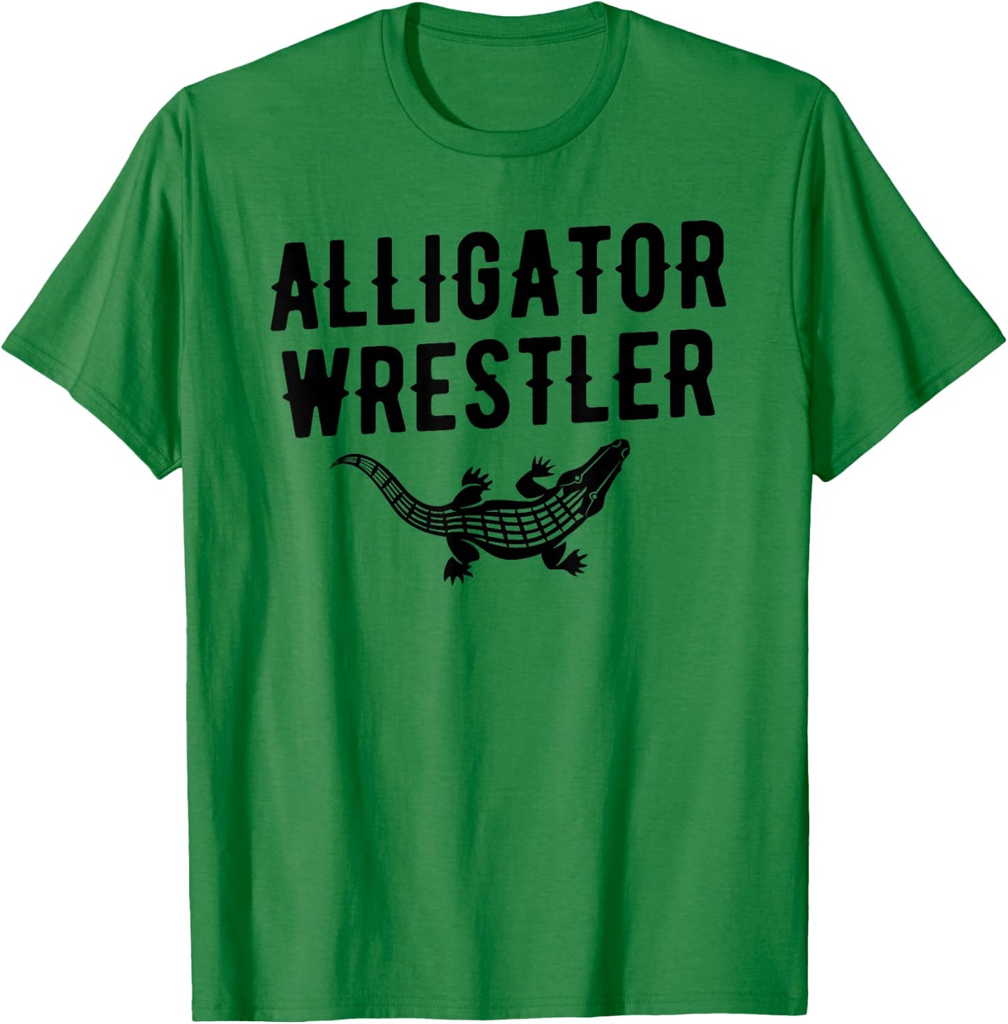 Alligator Wrestler , Gator Wrestling Apparel T-Shirt - T-Shirt | Irish Green