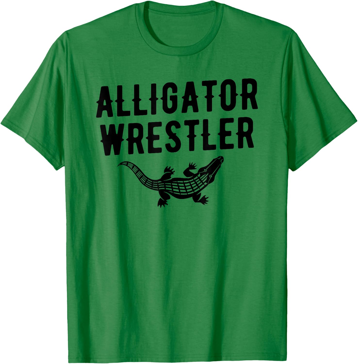 Alligator Wrestler , Gator Wrestling Apparel T-Shirt - T-Shirt | Irish Green