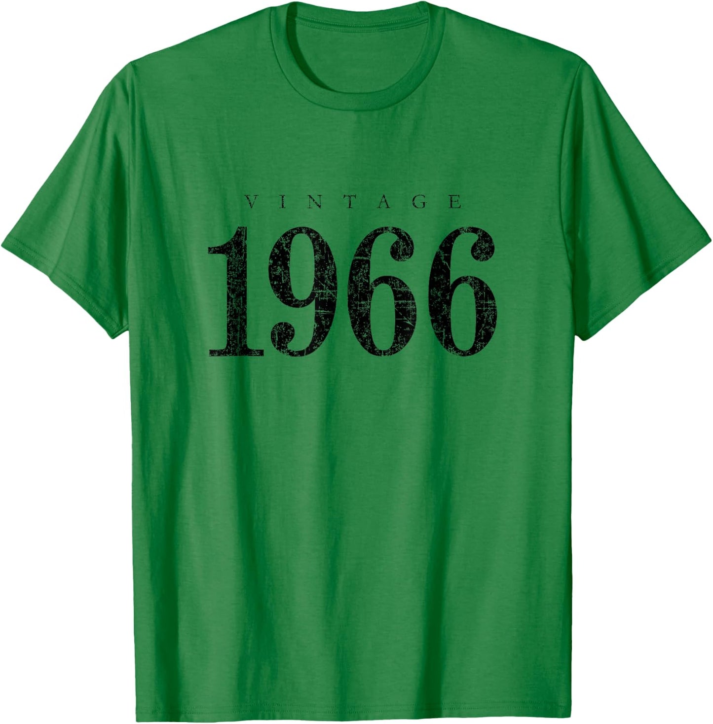 Vintage 1966 (Antique Black) 59 Birthday Gift T-Shirt - T-Shirt | Irish Green