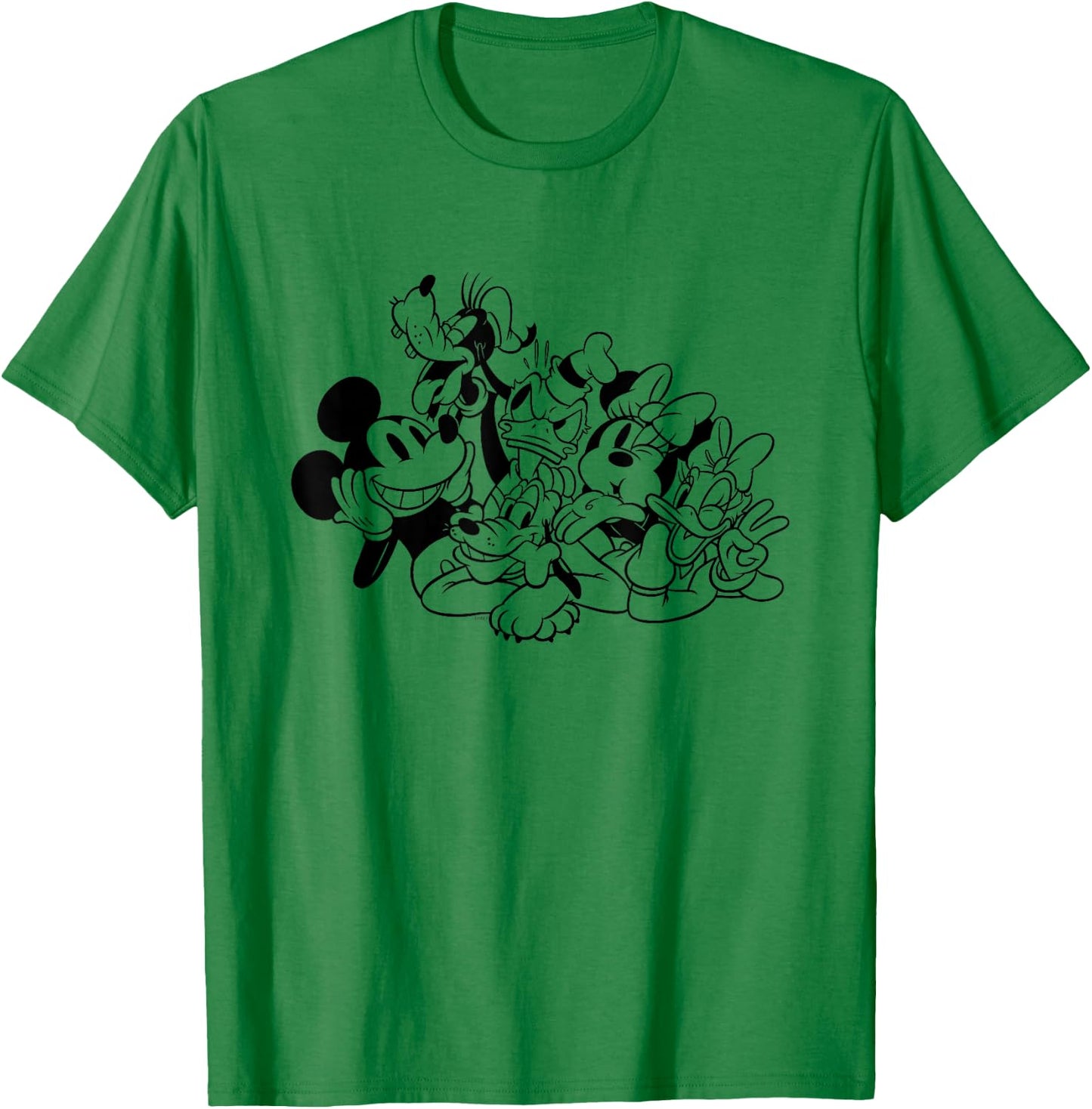Disney Mickey and Friends Colouring Book T-Shirt - T-Shirt | Irish Green