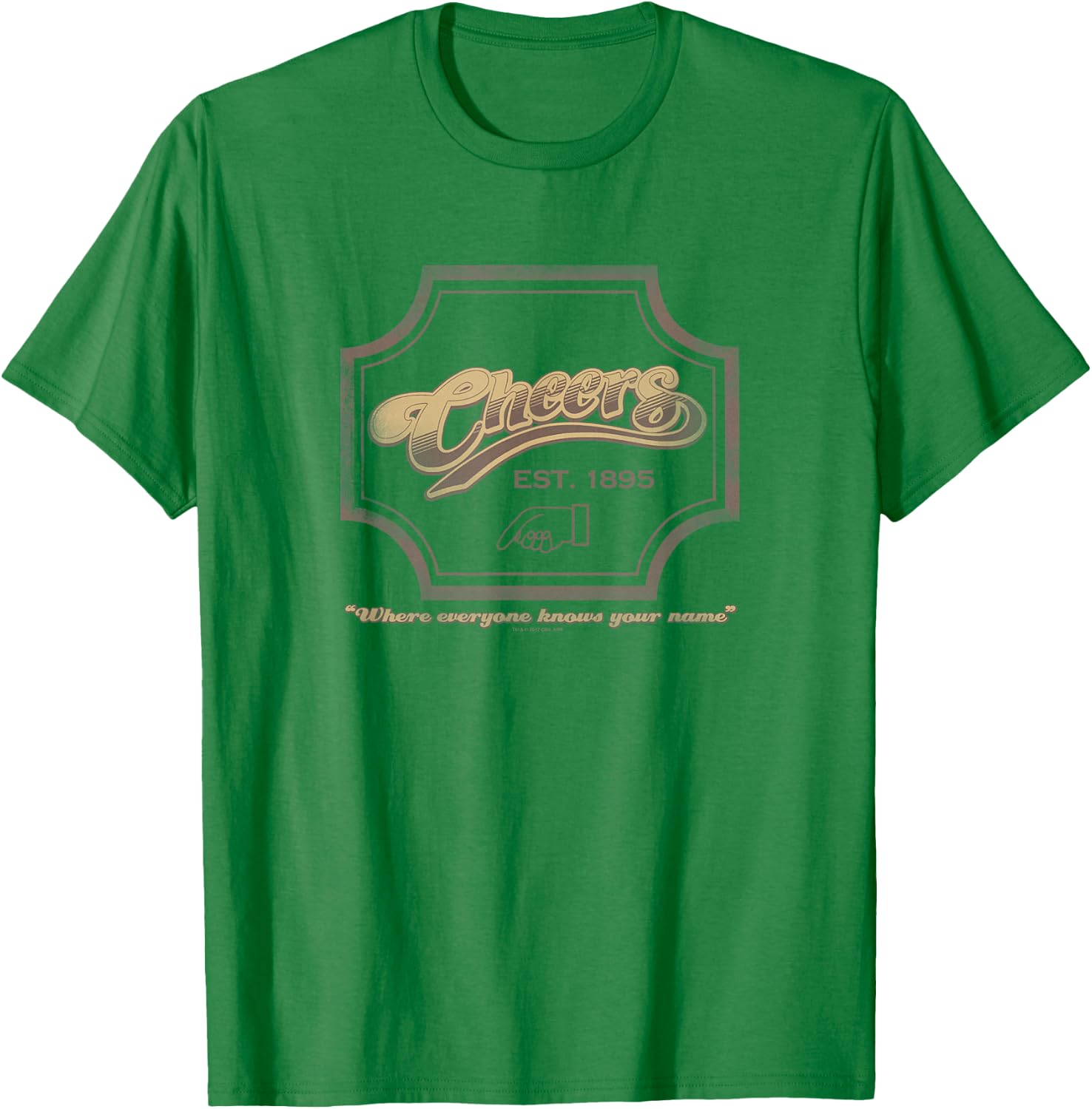 Cheers Sign T-Shirt - T-Shirt | Irish Green
