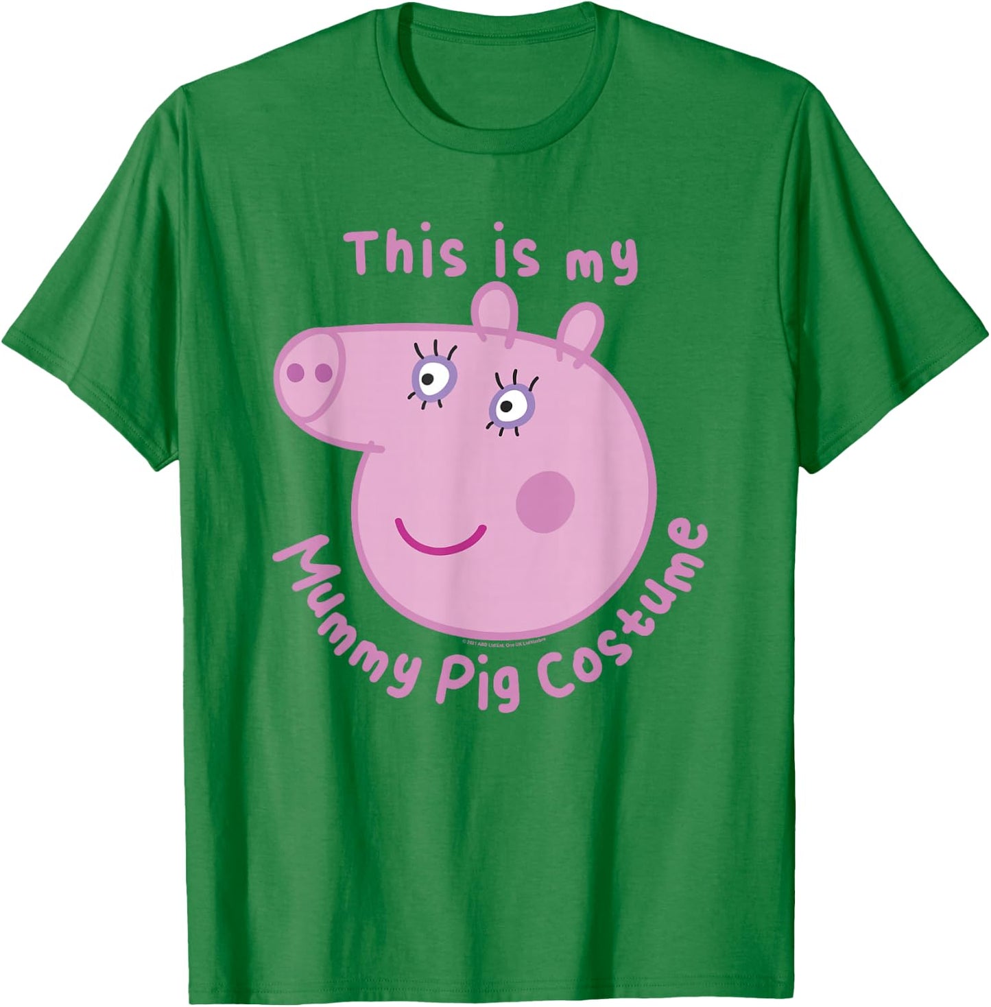 Peppa Pig Halloween This Is My Mummy Pig Costume T-Shirt - T-Shirt | Irish Green