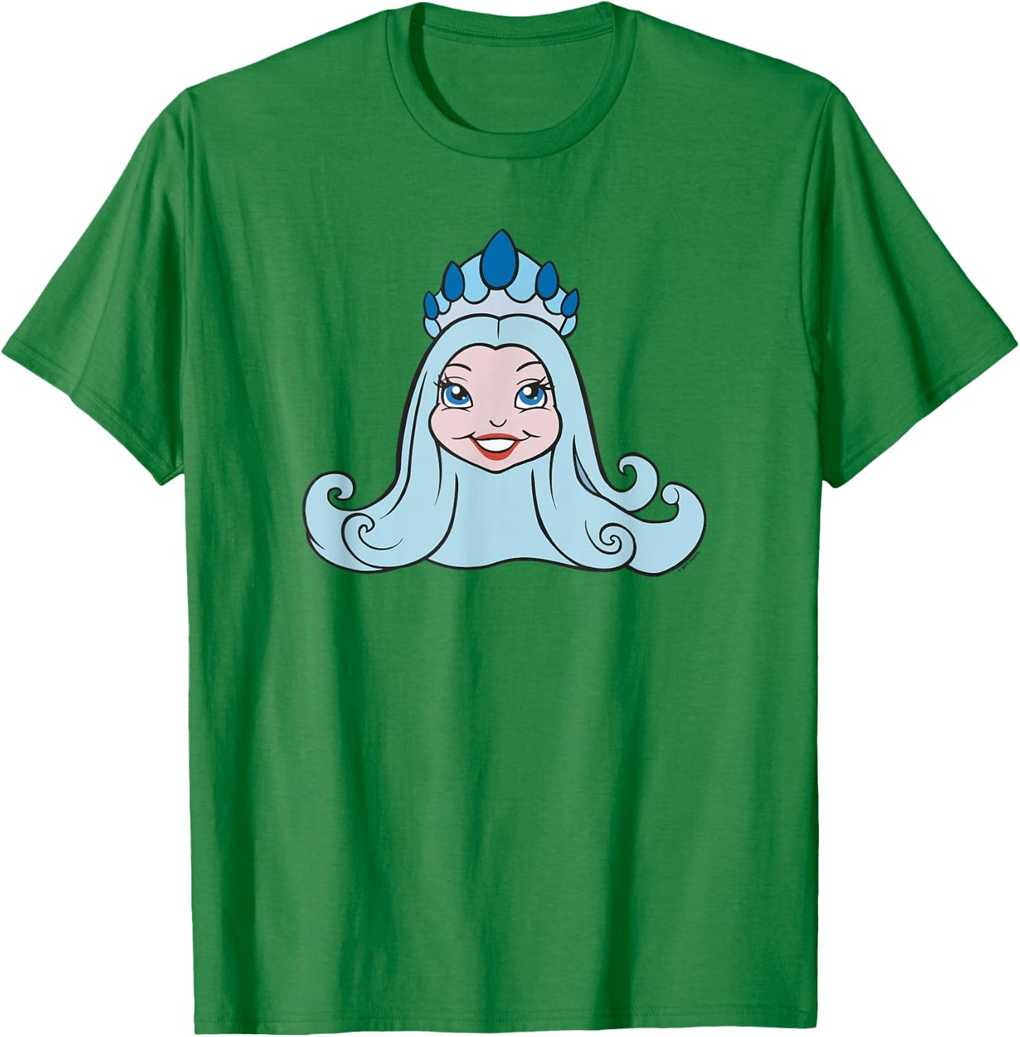 Candy Land Classic Retro Queen Frostine Big Face T-Shirt - T-Shirt | Irish Green