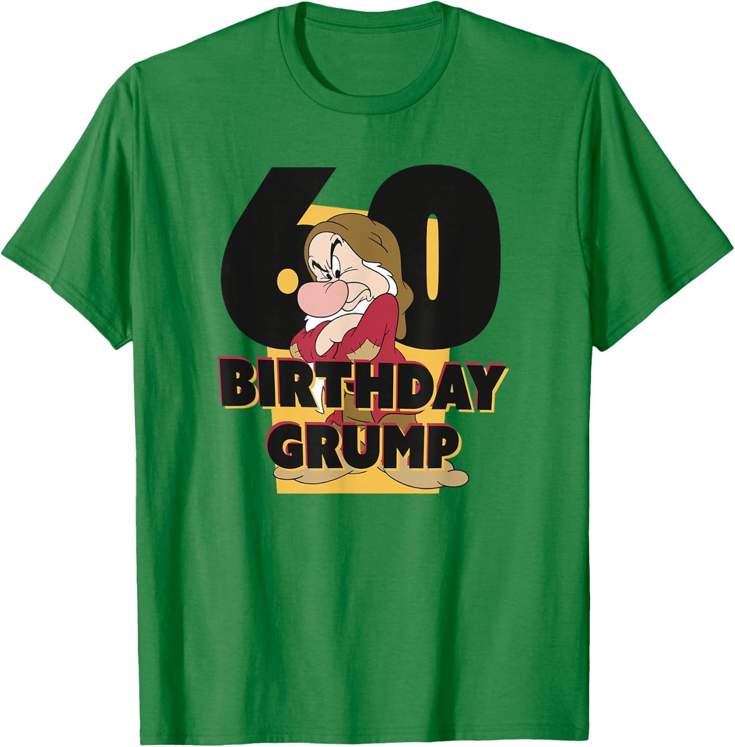 Disney Snow White Grumpy 60th Birthday T-Shirt - T-Shirt | Irish Green