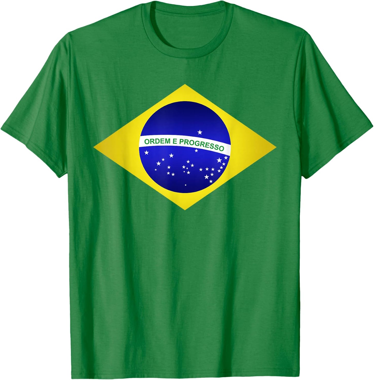 Brazil Shirt Brazilian Soccer Football Brazilian Flag T-Shirt - T-Shirt | Irish Green