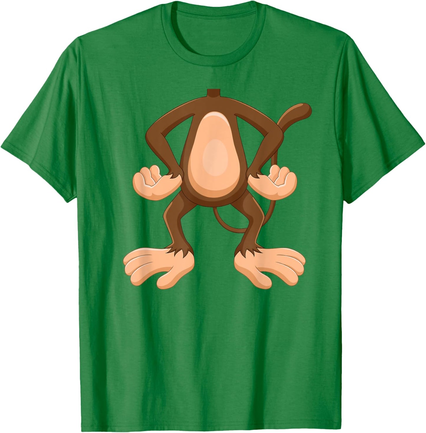 Funny Body Monkey T-Shirt - T-Shirt | Irish Green