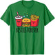 Hamburger French Fries Soda Funny BFF Matching Best Friends T-Shirt - T-Shirt | Irish Green